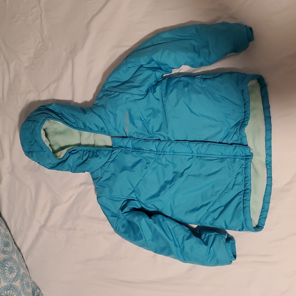 Columbia Kids' Blue Hooded Puffer Jacket